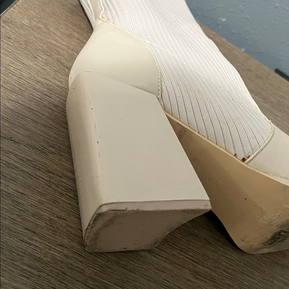 Cream Booties - Picture 9 of 12